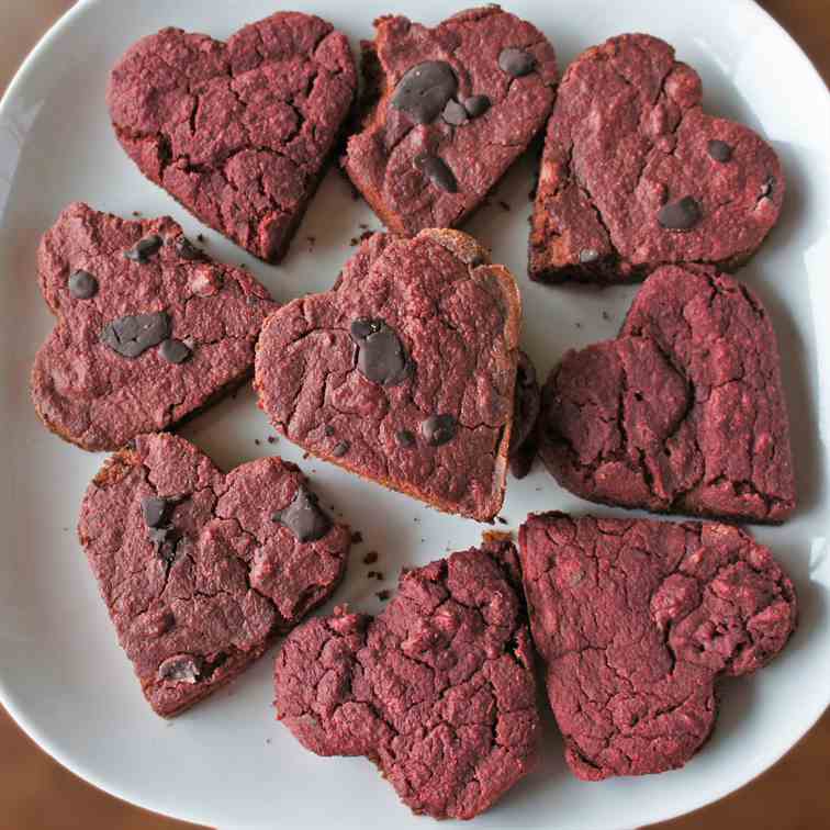 Heart Beet Brownies