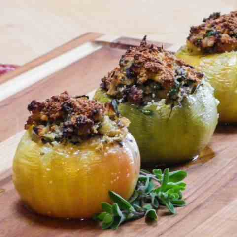 Stuffed Heirloom Tomatoes