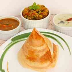Classic South Indian Breakfast ~ Dosa, Sam
