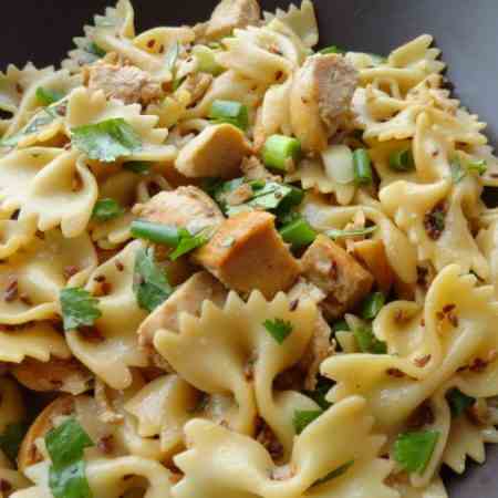 Sesame Pasta Chicken Salad Recipe