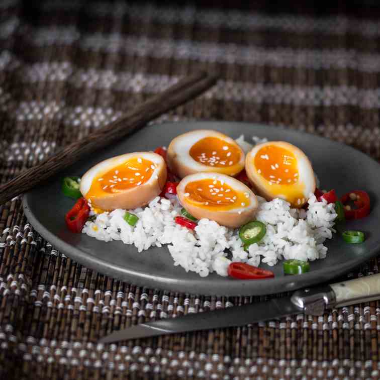 Soy Marinated Ramen Egg