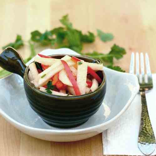 Spicy Jicama and Red Pepper Salad