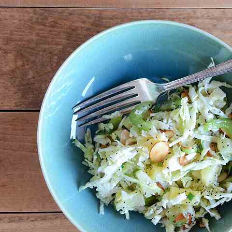 Pineapple-Almond Slaw Salad