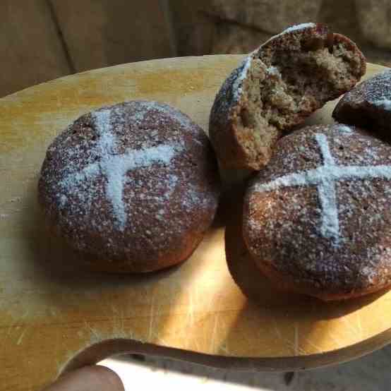 Hot Cross Buns with Millet - Millet Recipe