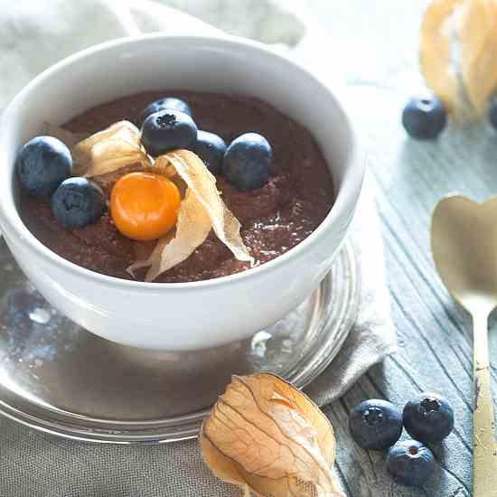 Vegan Chocolate Mousse with Tofu