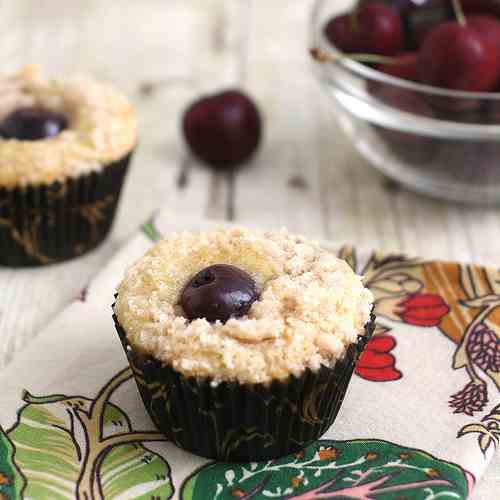 Cherry Crumb Muffins