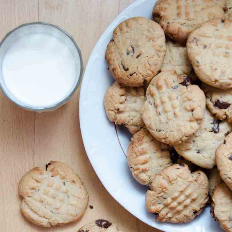 Chocolate Peanut Butter Cookies