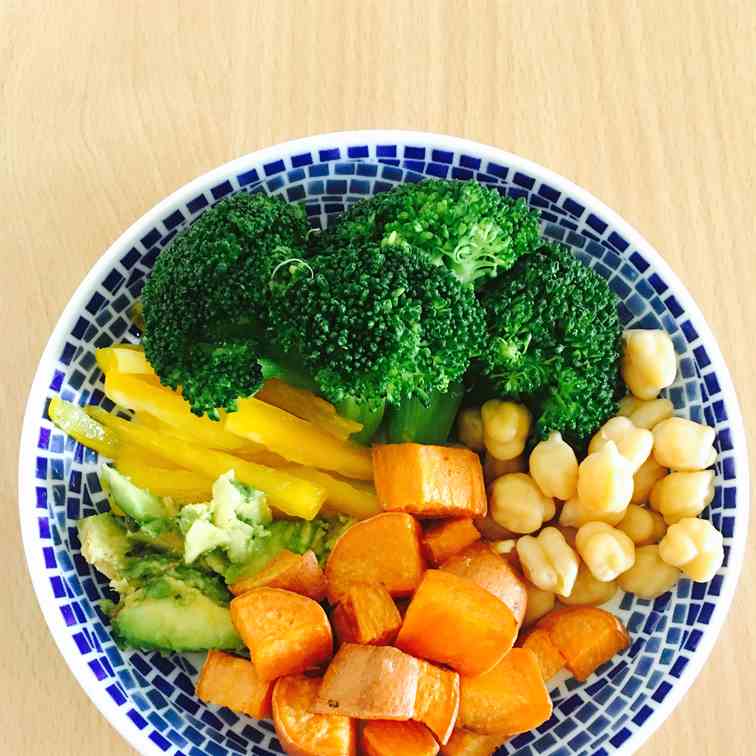 Roasted Sweet Potato Bowls