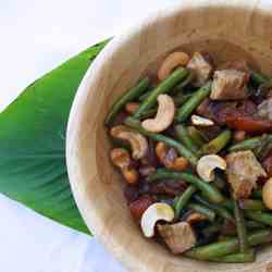 Sauteed String Beans, Tuna & Cashew