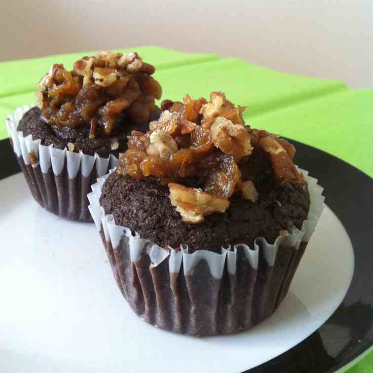 Paleo Turtle Cupcakes