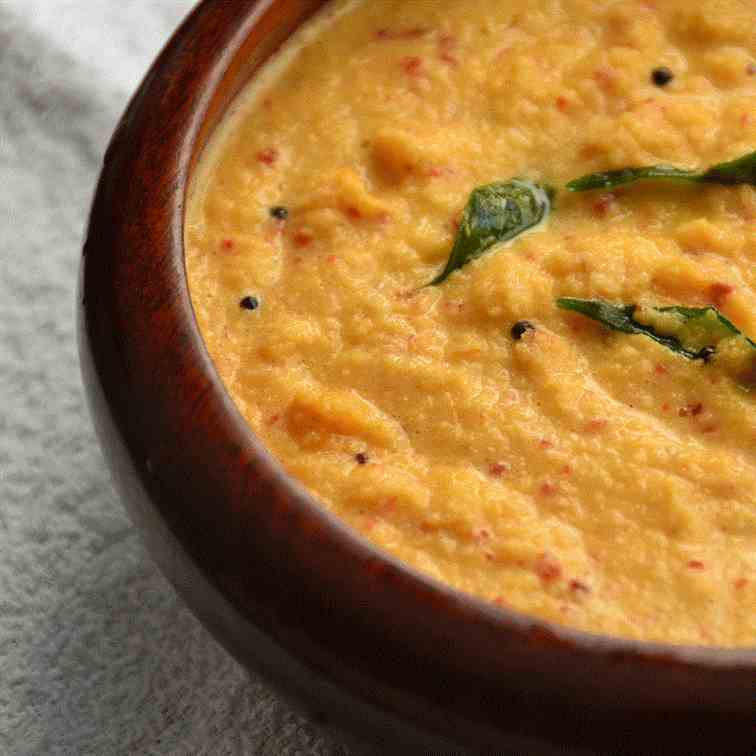 Red Coconut Chutney Recipe