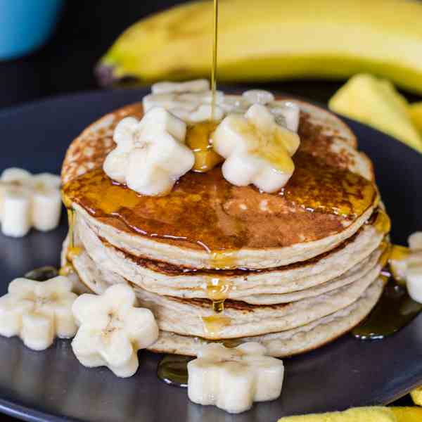 banana protein pancakes