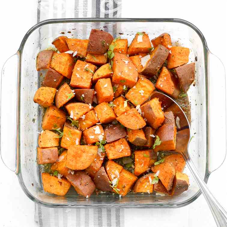 Herb-Roasted Sweet Potatoes