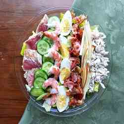 Seafood cobb salad