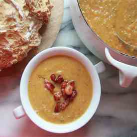 Celeriac Bacon Soup