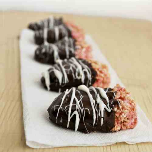 Chocolate Covered Strawberry Rice Krispies