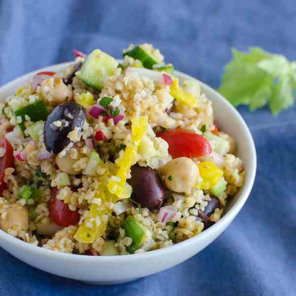 Mediterranean Cracked Wheat Salad