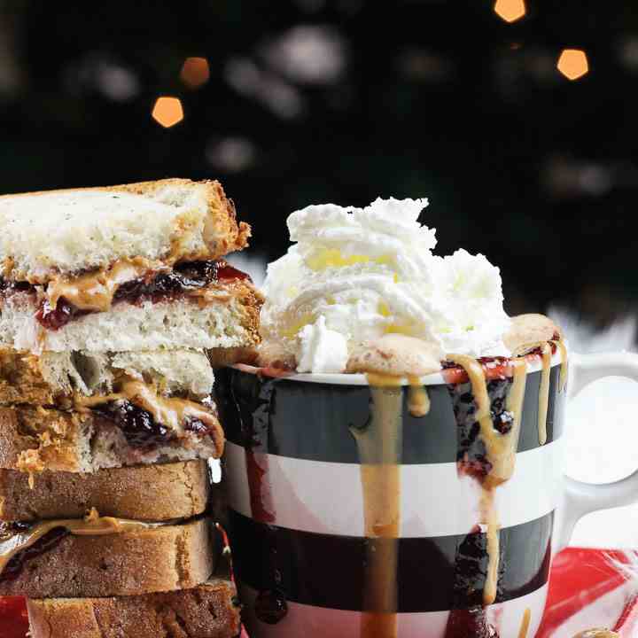 Peanut Butter - Jelly Hot Chocolate