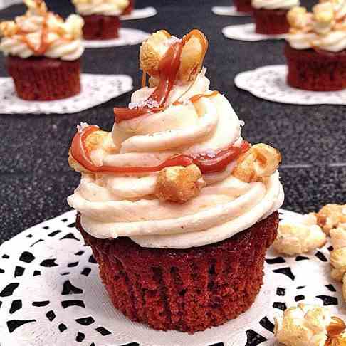 Caramel Corn Cupcakes