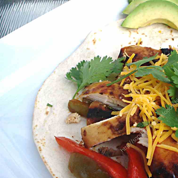 BBQ Chicken Fajitas