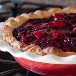 Fresh Triple Berry Pie