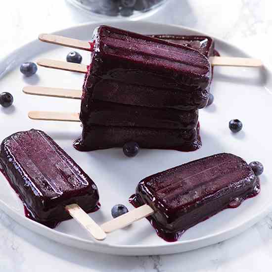 Blueberry Ice Pops