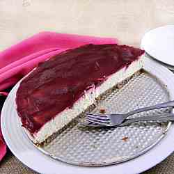 Light, Luscious Lemon-Raspberry Cheesecake