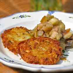 Potato Pancakes w/Chunky Apple Sauce