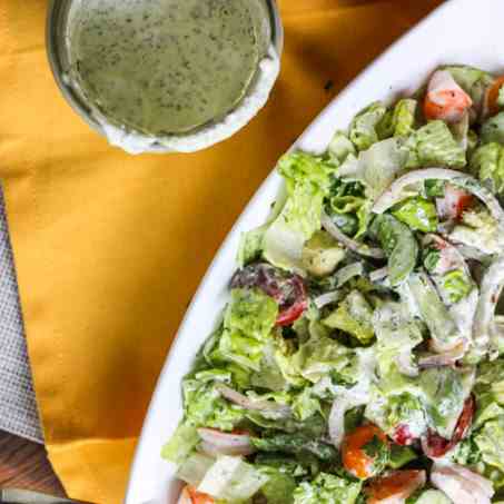 Avocado Salad with Cilantro Dressing