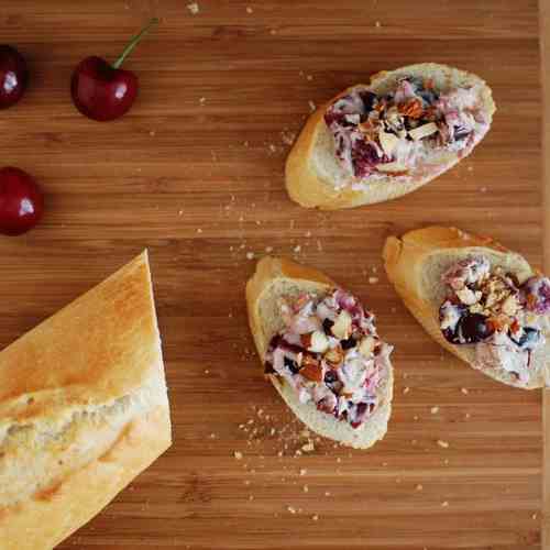 Date, Cherry, Goat Cheese Dip