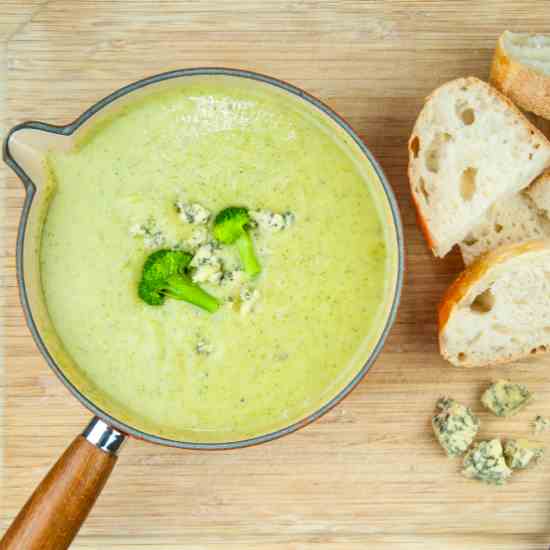 Classic Broccoli and Stilton Soup