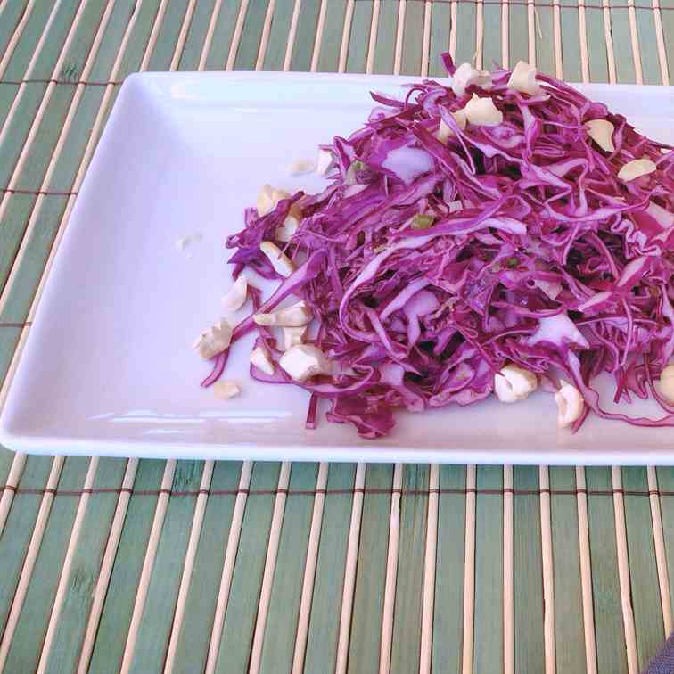 Red Cabbage Coleslaw