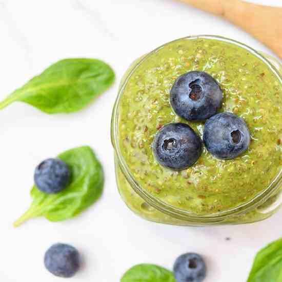 Spinach Chia Pudding