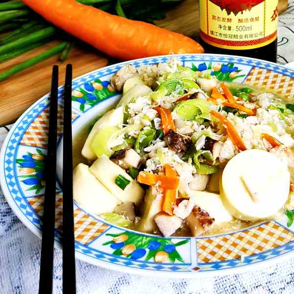 Crab meat recipe will tofu