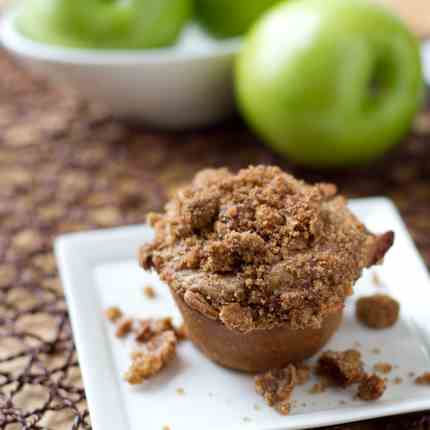 Healthy Apple Pecan Muffins