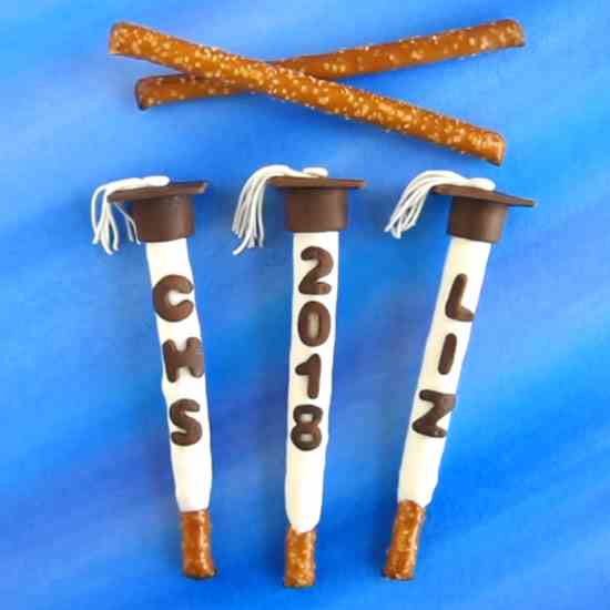 Graduation Party Pretzel Pops