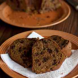 Pumpkin Chocolate Chip Bundt Cake