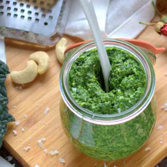 Spicy Kale Pesto