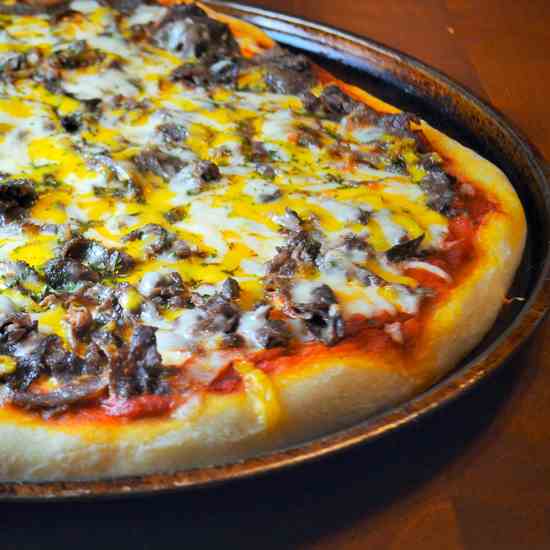 Philly Cheesesteak Pizza