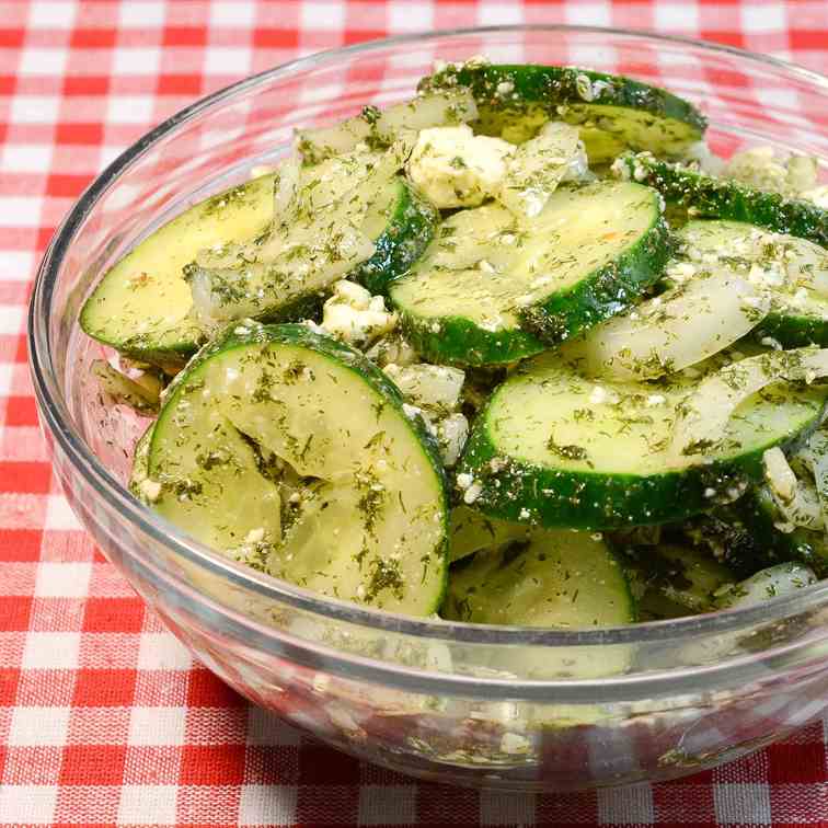 Cucumber and Feta Salad