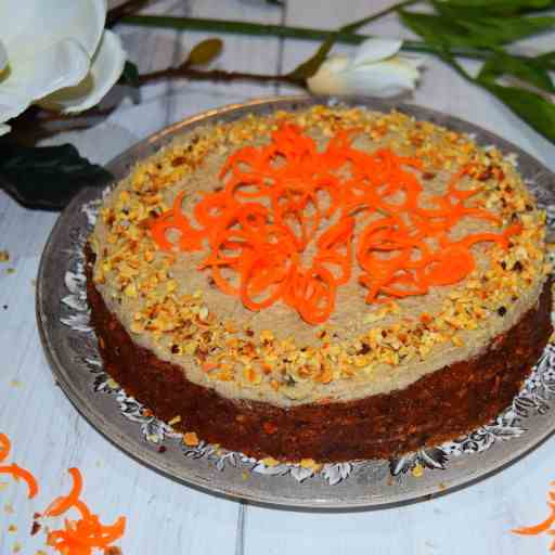 Healthy Raw Carrot Cake