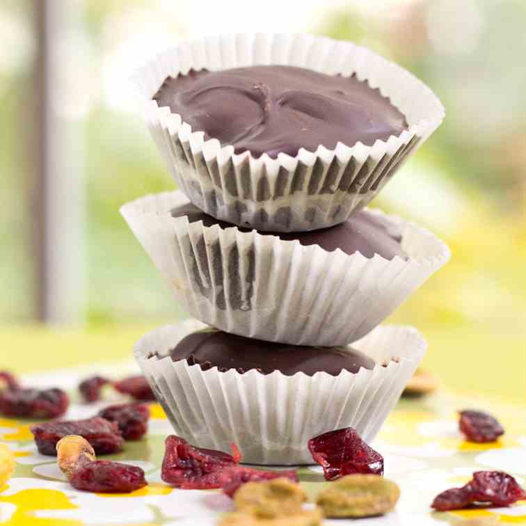 Cranberry Pistachio Butter Cups