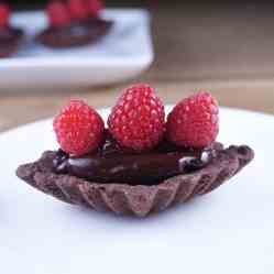 Mini Chocolate Raspberry Tartlets