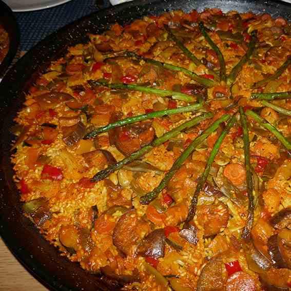 Vegetables Paella Recipe