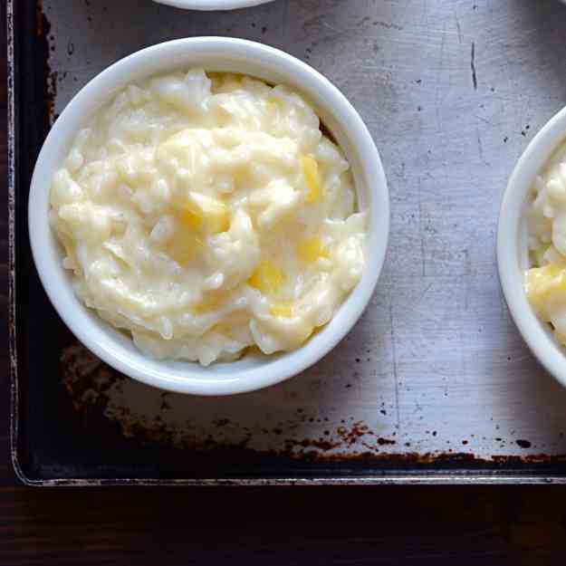 pina colada rice pudding