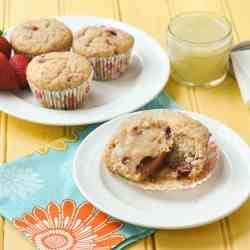 strawberry muffins