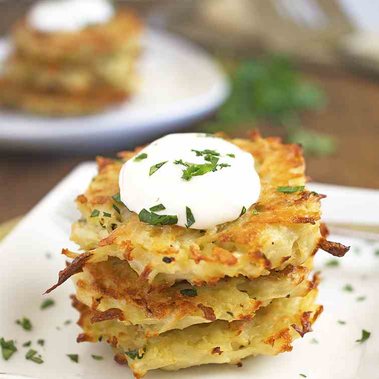 Baked Potato Pancakes