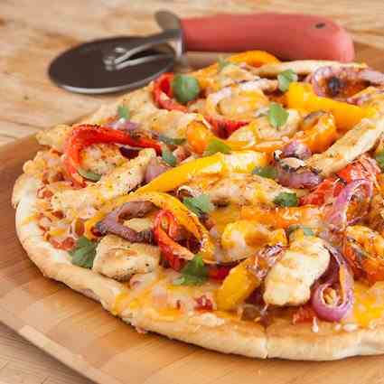 Grilled Chicken Fajita Pizza