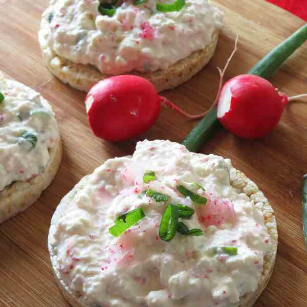 Farmer’s Cheese with Radishes 