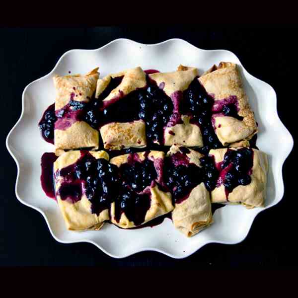 Blueberry Blintzes